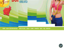 Tablet Screenshot of bodycreator.com